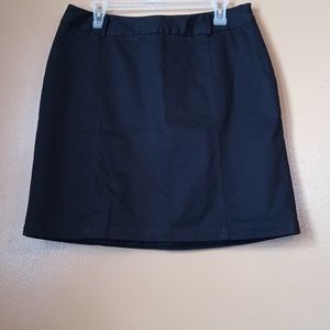 Worthington| black skirt stretch casual/dress A-line skirt women's Sz 14